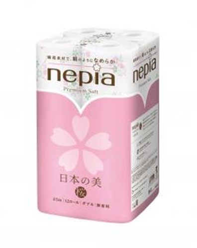 ネピア プレミアムソフトロール１２ＲＷ 桜 □お取り寄せ品 【購入入数６個】