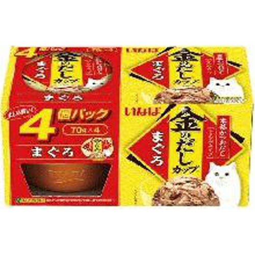 いなば 金のだしカップ まぐろ７０ｇ×４Ｐ □お取り寄せ品 【購入入数１２個】