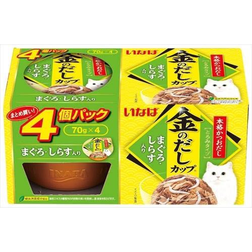 いなば 金のだしカップ しらす７０ｇ×４Ｐ □お取り寄せ品 【購入入数１２個】