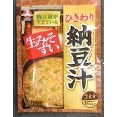 旭松 生みそずい ひきわり納豆汁３食 □お取り寄せ品 【購入入数６０個】