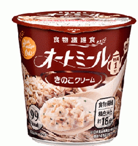 旭松 オートミール きのこクリームカップ □お取り寄せ品 【購入入数７２個】