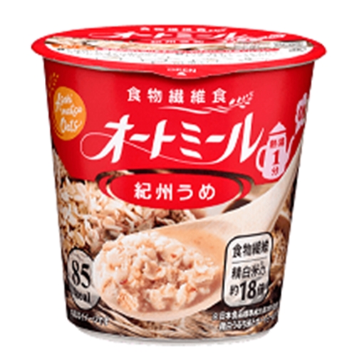 旭松 オートミール 紀州梅カップ □お取り寄せ品 【購入入数７２個】
