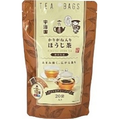 宇治園 静岡県産かりがね入りほうじ茶ＴＢ ポット用 □お取り寄せ品 【購入入数６個】