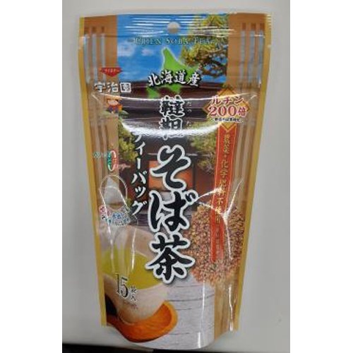宇治園 北海道産韃靼そば茶ティーパック １５袋 □お取り寄せ品 【購入入数２０個】