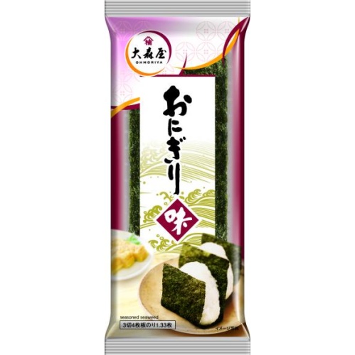 大森屋 おにぎり味 ３切４枚 □お取り寄せ品 【購入入数１２０個】