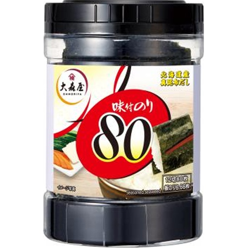 大森屋 味付卓上８０ １２切８０枚 □お取り寄せ品 【購入入数３０個】