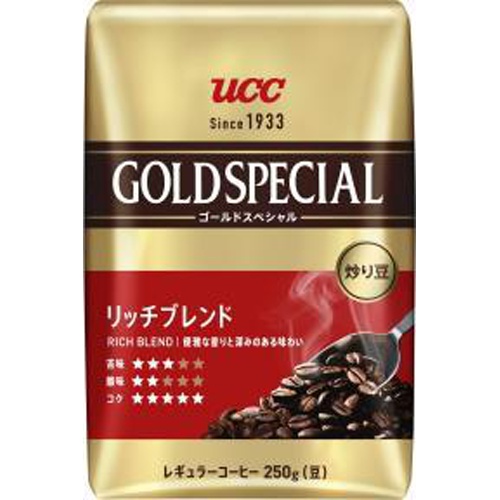 ＵＣＣ 炒り豆ゴールドスペシャルリッチＢ ２５０ｇ □お取り寄せ品 【購入入数６個】