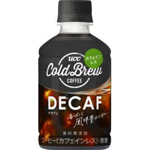 ＵＣＣ コールドブリューデカフェＰ２８０ｍｌ □お取り寄せ品 【購入入数２４個】