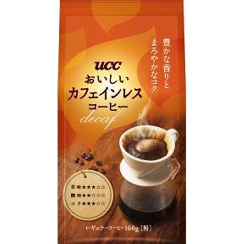 ＵＣＣ おいしいカフェインレスＳＡＰ１６０ｇ □お取り寄せ品 【購入入数１２個】