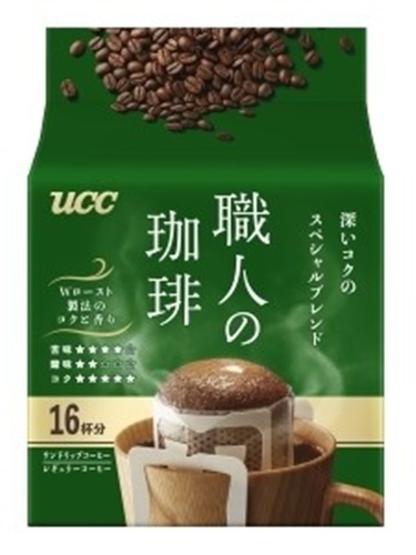ＵＣＣ 職人の珈琲 深いコクのスペシャル１６Ｐ 【新商品 9/1 発売】 □お取り寄せ品 【購入入数１２個】