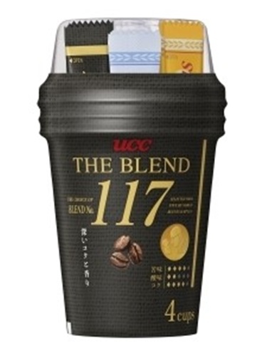 ＵＣＣ カップコーヒー１１７ザ・ブレンド４Ｐ 【新商品 9/1 発売】 □お取り寄せ品 【購入入数２４個】