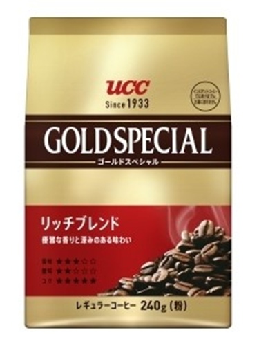 ＵＣＣ ゴールドスペシャル リッチ２４０ｇ 【新商品 9/1 発売】 □お取り寄せ品 【購入入数１２個】