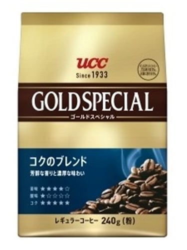 ＵＣＣ ゴールドスペシャルコクのブレンド２４０ｇ 【新商品 9/1 発売】 □お取り寄せ品 【購入入数１２個】