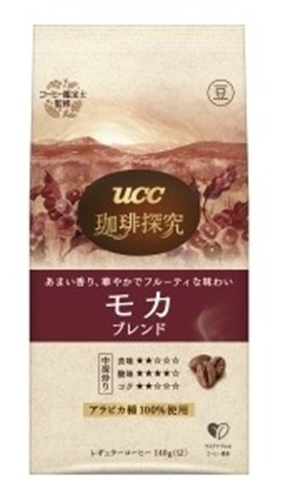 ＵＣＣ 珈琲探究 炒り豆モカブレンド１４０ｇ 【新商品 9/1 発売】 □お取り寄せ品 【購入入数１２個】