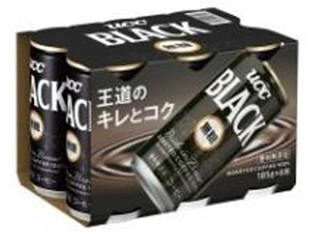 ＵＣＣ ６缶パック ブラック無糖 【新商品 9/25 発売】 □お取り寄せ品 【購入入数５個】