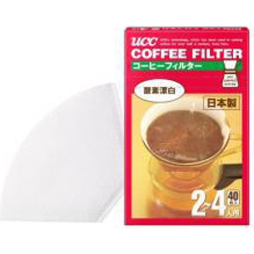ＵＣＣ コーヒーフィルター（２～４人用）４０Ｐ □お取り寄せ品 【購入入数１２０個】