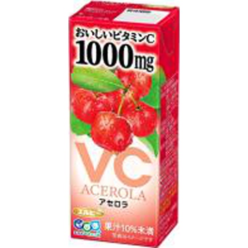 エルビー おいしいビタミンＣ アセロラ紙２００ｍｌ □お取り寄せ品 【購入入数２４個】