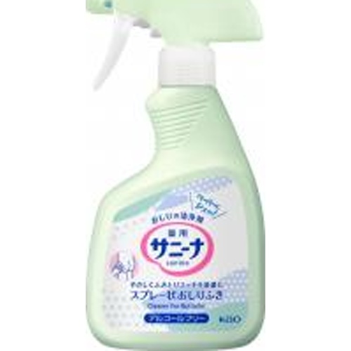 サニーナ薬用スプレー状おしりふき４００ｍｌ業務用 □お取り寄せ品 【購入入数１２個】