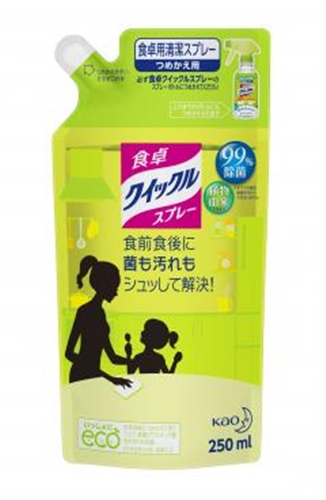 食卓クイックルスプレー つめかえ２５０ｍｌ 【販売制限商品】 □お取り寄せ品 【購入入数３０個】