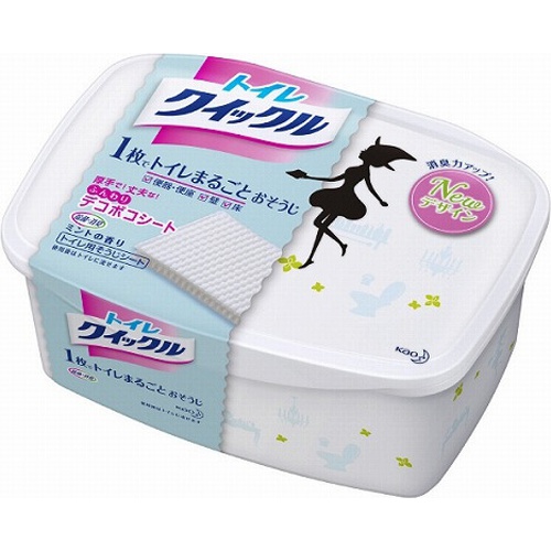 花王 トイレクイックル容器入 １０枚入り △ 【購入入数１個】