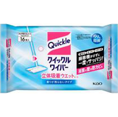 クイックルワイパー 立体吸着ウエット１６枚 【販売制限商品】 □お取り寄せ品 【購入入数２０個】