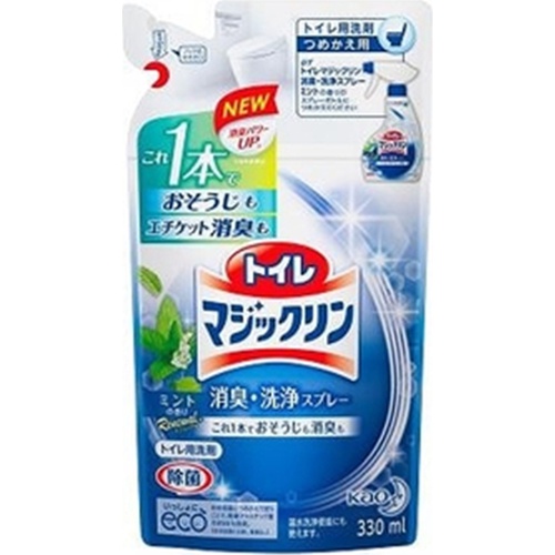 トイレマジックリンスプレー ミント詰替３３０ｍｌ 【販売制限商品】 △ 【購入入数１個】