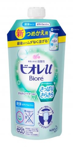 ビオレＵ さらさらさっぱり 詰替３４０ｍｌ 【販売制限商品】 □お取り寄せ品 【購入入数２４個】