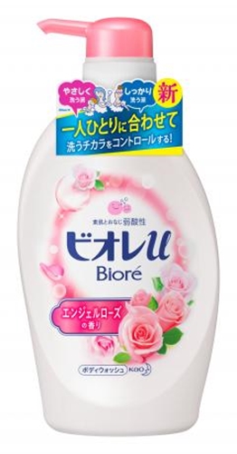 ビオレＵ エンジェルローズの香りポンプ４８０ｍｌ 【販売制限商品】 □お取り寄せ品 【購入入数９個】