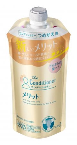 メリット コンディショナー詰替３４０ｍｌ 【販売制限商品】 □お取り寄せ品 【購入入数２４個】