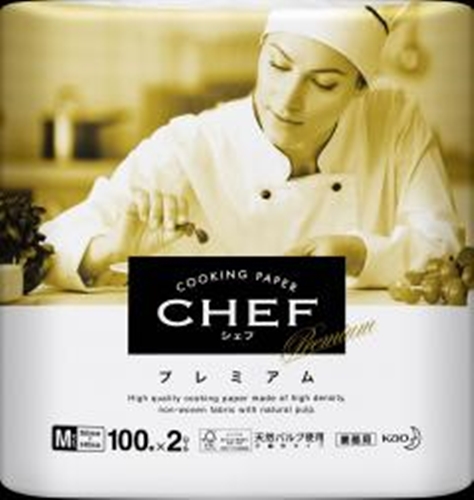 花王 ＣＨＥＦ プレミアムＭ１００枚×２本 【販売制限商品】 □お取り寄せ品 【購入入数６個】