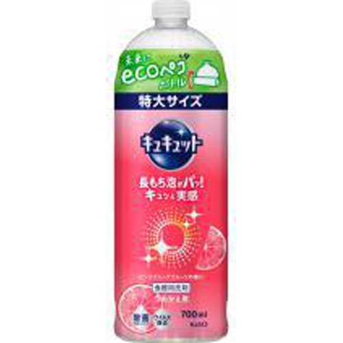 キュキュット ピンクグレープフルーツ詰替７００ｍｌ □お取り寄せ品 【購入入数１６個】