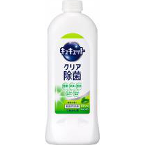 キュキュット クリア除菌緑茶の香り詰替用３７０ｍｌ □お取り寄せ品 【購入入数１６個】