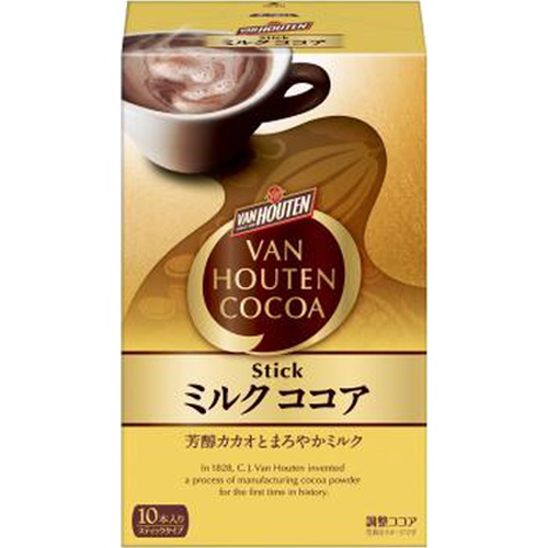 バンホーテン ミルクココア １０Ｐ 【今月の特売 嗜好飲料】 □お取り寄せ品 【購入入数３２個】