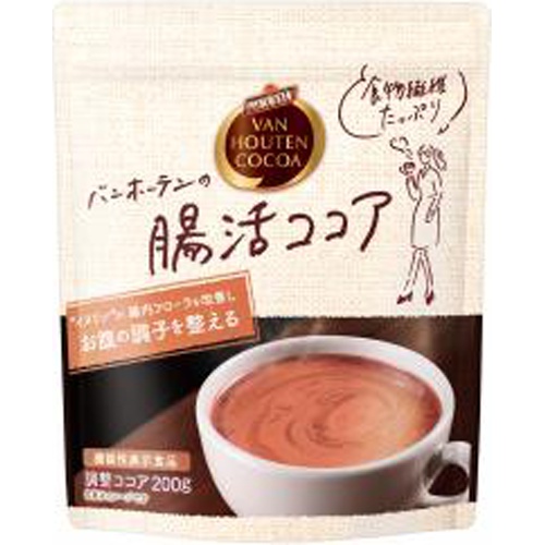 片岡物産 バンホーテンの腸活ココア２００ｇ □お取り寄せ品 【購入入数１２個】