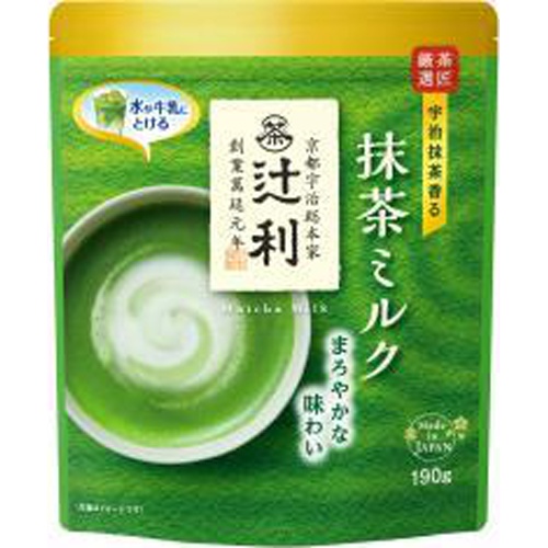 片岡物産 辻利抹茶ミルク １９０ｇ 【今月の特売 嗜好飲料】 △ 【購入入数１２個】