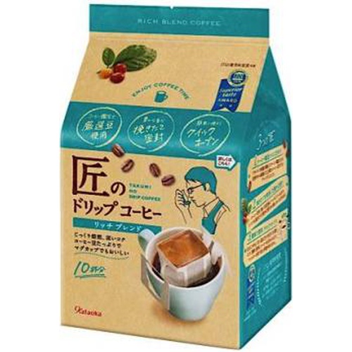 片岡物産 匠のドリップコーヒーリッチブレンド ９０ｇ 【今月の特売 嗜好飲料】 【購入入数６個】