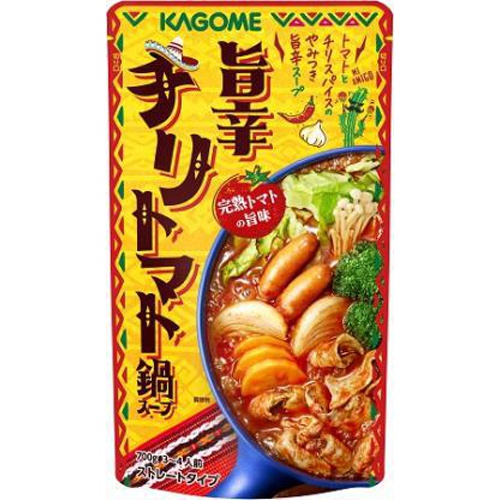 カゴメ 旨辛チリトマト鍋スープ７００ｇ □お取り寄せ品 【購入入数１２個】