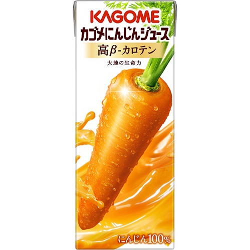 カゴメ にんじんジュース高β―カロテン紙２００ｍｌ 【新商品 3/26 発売】 □お取り寄せ品 【購入入数２４個】