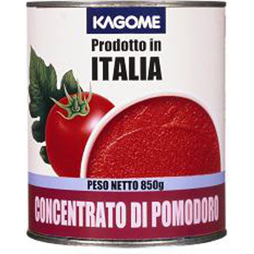 カゴメ トマトペースト イタリア産８５０ｇ缶業務用 □お取り寄せ品 【購入入数１２個】