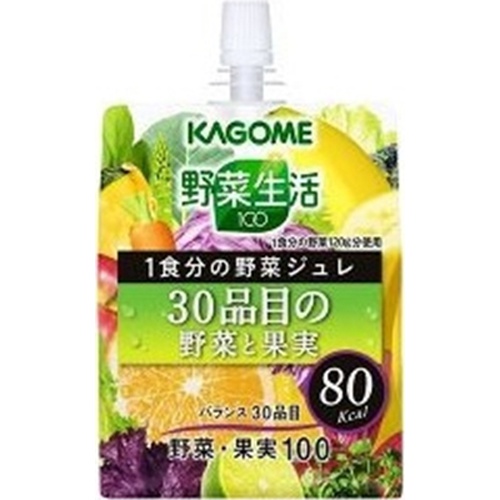 カゴメ 野菜生活１００野菜ジュレ３０品目野菜と果実 △ 【購入入数６個】