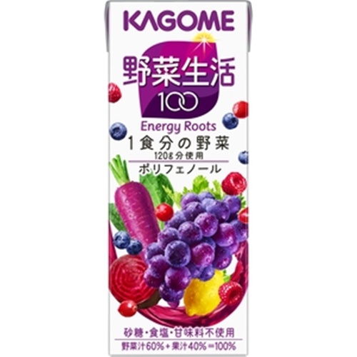 カゴメ 野菜生活ベリーサラダ紙２００ｍｌ  【購入入数２４個】