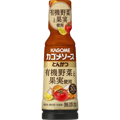 カゴメ 有機野菜と果実使用とんかつソース１７５ｍｌ 【新商品 3/11 発売】 □お取り寄せ品 【購入入数３０個】