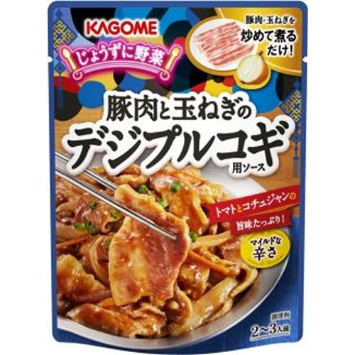 カゴメ 豚肉と玉ねぎのデジプルコギ用ソース１８０ｇ □お取り寄せ品 【購入入数３０個】
