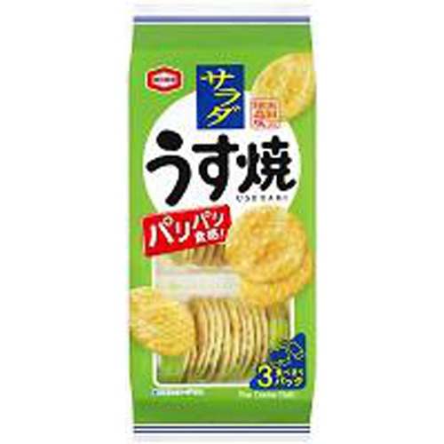 亀田のうす焼サラダ ８０ｇ 【今月の特売 菓子】 【購入入数１２個】