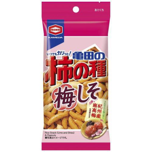亀田 柿の種 梅しそ５７ｇ □お取り寄せ品 【購入入数１２個】