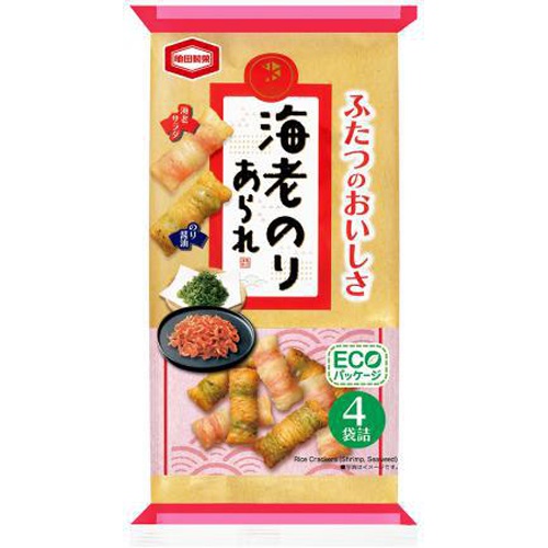 亀田 海老のりあられ ６４ｇ 【今月の特売 菓子】 □お取り寄せ品 【購入入数１２個】