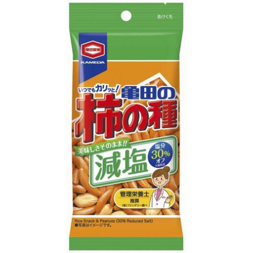 亀田 減塩柿の種 ５７ｇ □お取り寄せ品 【購入入数１２個】