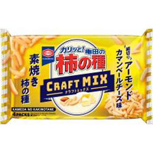 亀田 柿の種クラフトＭＩＸ アーモンド４袋 【今月の特売 菓子】 □お取り寄せ品 【購入入数１２個】