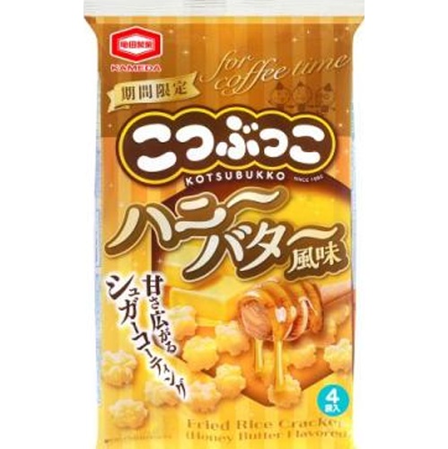 亀田 こつぶっこ ハニーバター風味７２ｇ 【新商品 3/24 発売】 【今月の特売 菓子】 【購入入数１２個】