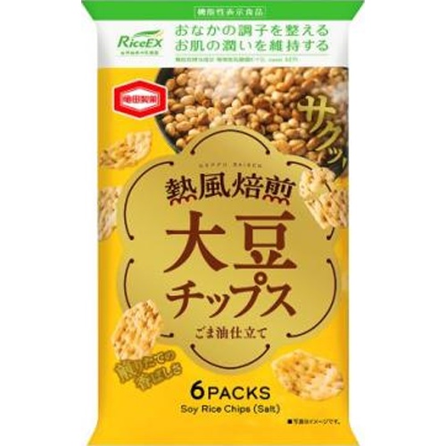 亀田 熱風焙煎大豆チップス ５４ｇ 【新商品 3/24 発売】 【今月の特売 菓子】 【購入入数１２個】